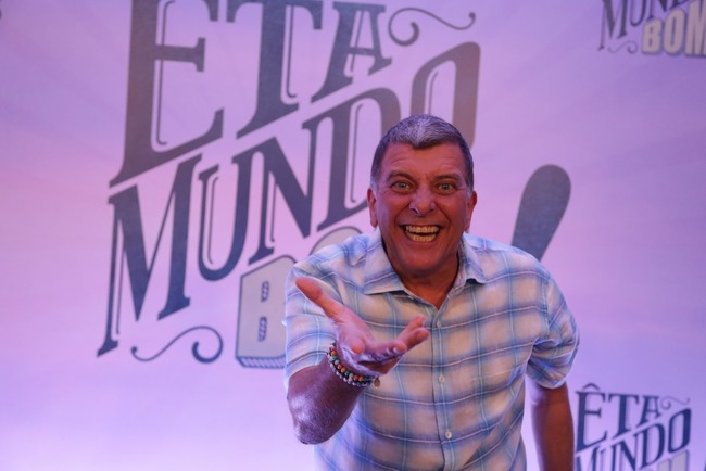 Jorge Fernando no lançamento da novela 'Êta Mundo Bom', de 2016 — Foto: Globo / Paulo Belote
