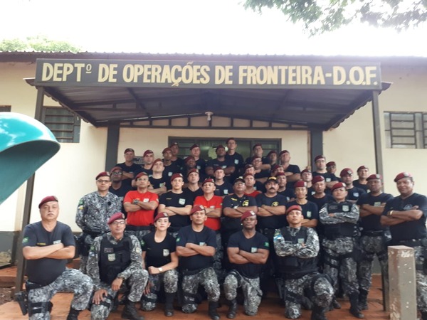 DOF recepciona policiais militares de Goiás