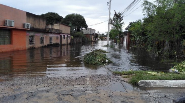 Meteorología anuncia más lluvias en zonas afectadas por las inundaciones La ciudad de Pilar, de Ñeembucú, fue una de las zonas más afectadas tras las últimas lluvias.Foto: Archivo ÚH.