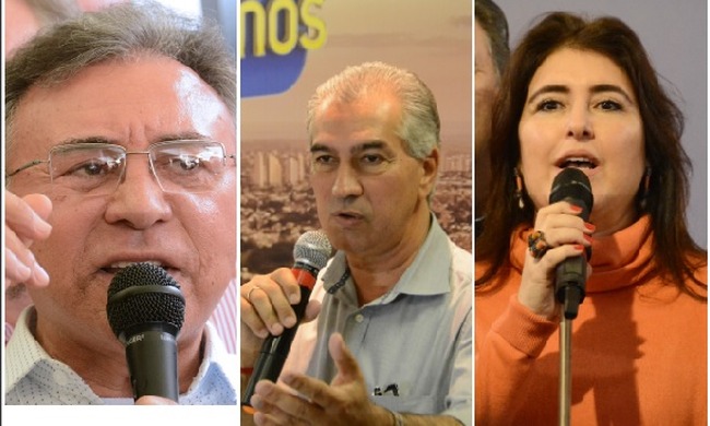 Odilon, Azambuja e Simone são pré-candidatos ao Governo - Foto: Correio do Estado