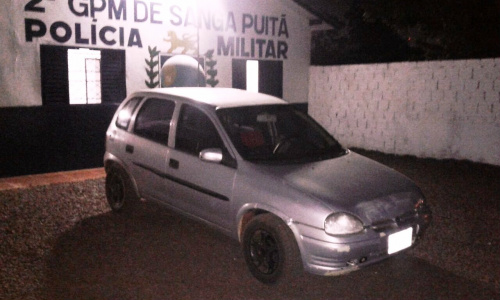 Polícia Militar de Ponta Porã recupera veículo em Sanga Puitã