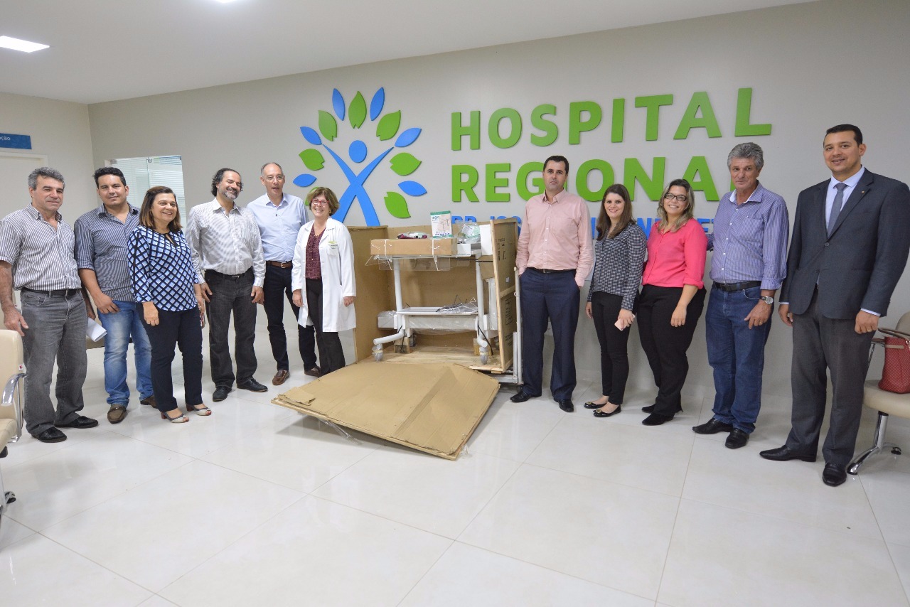 Hospital Regional recebe doação de berço aquecido da Prefeitura Municipal de Ponta Porã